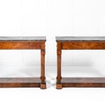Pair of 19th Century French Walnut Console Tables