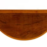 19th Century English Demi Lune Mahogany Side Table