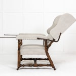 Pair of Large Scale French Reclining Wing Chairs