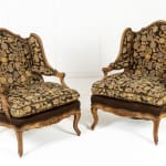 Grand Scale Pair of 19th Century French Armchairs