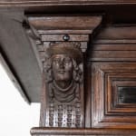 17th Century Dutch Oak and Ebony Cabinet