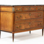 18th Century French Louis XVI Period Mahogany Commode