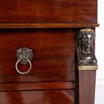 19th Century French Empire Period Mahogany Commode