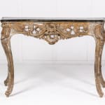 18th Century French Silver Gilt Console Table