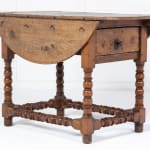 Small 18th Century French Pine Drop Leaf Table