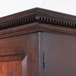 Small Mid 18th Century English Mahogany Linen Press