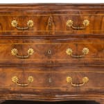 18th Century Italian Walnut Serpentine Commode