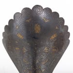 19th Century Qājār Steel Peacock