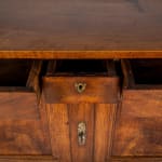 19th Century French Empire Walnut Buffet/Sideboard
