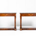 Pair of 19th Century French Walnut Console Tables
