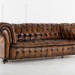 Large Leather Chesterfield Circa 1900