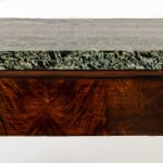 19th Century Italian Walnut Console Table with Marble Top