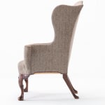 SOLD, 1930s Walnut Wing Chair