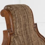19th Century Oak x-Frame Armchair
