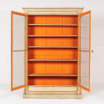 French Painted Glazed Cabinet Circa 1900