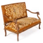 19th Century French Walnut Tapestry Sofa