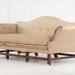 SOLD, 19th Century Country House Camel Back Sofa