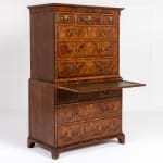 Small Early 18th Century George II English Walnut Chest on Chest