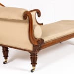 19th Century Late English Regency Period Mahogany Chaise Longue