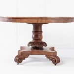 SOLD, 19th Century English Regency Burr Oak Tilt Top Table