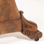 19th Century French Walnut Guéridon with Marble Top
