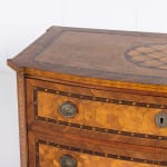 18th Century German Walnut Marquetry and Parquetry Commode