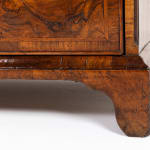 Small Early 18th Century George II English Walnut Chest on Chest