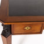 19th Century French Mahogany Bureau Plat