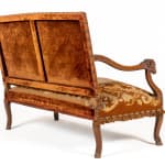 19th Century French Walnut Tapestry Sofa