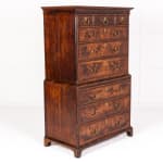 Early 18th Century English Walnut Chest on Chest