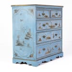 1930s Decorative English Japanned Chest of Drawers