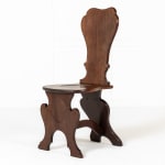 Pair of 18th Century English Mahogany Hall Chairs