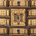17th Century Spanish Bargueño Vargas Cabinet