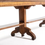19th Century French Oak Work Table/Drapers Table
