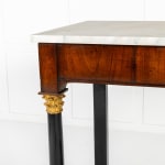 Large Early 19th Century Italian Walnut Console Table
