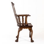 18th Century George III Irish Mahogany Windsor Chair