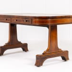 Large Scale 19th Century English Regency Rosewood Library/Writing Table