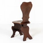 Pair of 18th Century English Mahogany Hall Chairs