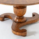 19th Century French Burr Ash Table