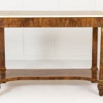 Pair of 19th Century Italian Mahogany Console Tables
