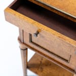 19th Century Burr Wood Bedside Cupboard
