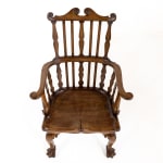 18th Century George III Irish Mahogany Windsor Chair