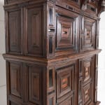 17th Century Dutch Oak and Ebony Cabinet