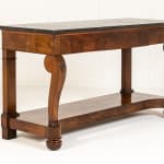 Large 19th Century French Walnut Console Table
