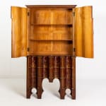 1930s Dutch Red Lacquer Chinoiserie Cabinet