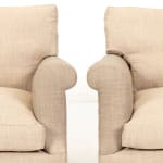 Pair of 19th Century English Mahogany Armchairs