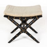 19th Century English Regency Faux Bamboo Stool