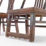 Pair of 19th Century Chinese Stargazing Chairs