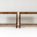 Pair of 19th Century Italian Mahogany Console Tables