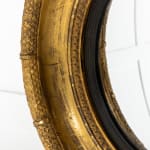 Early 19th Century Regency Gilt Convex Mirror